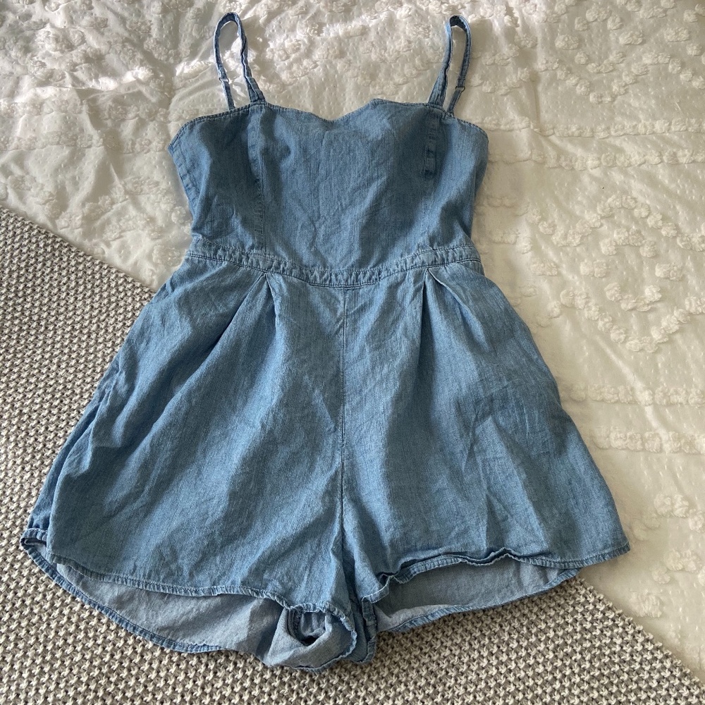 Hollister Demin Romper